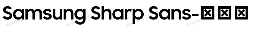 Samsung Sharp Sans字体转换